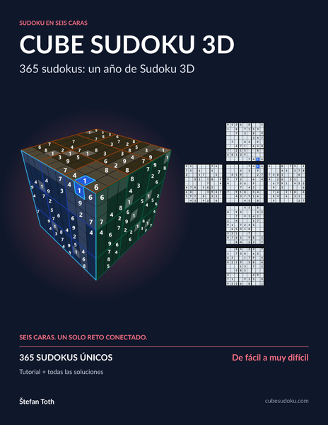 365 sudokus: un año de Sudoku 3D