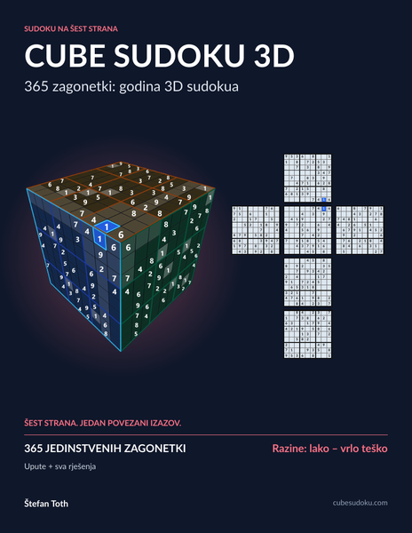 365 zagonetki: godina 3D sudokua