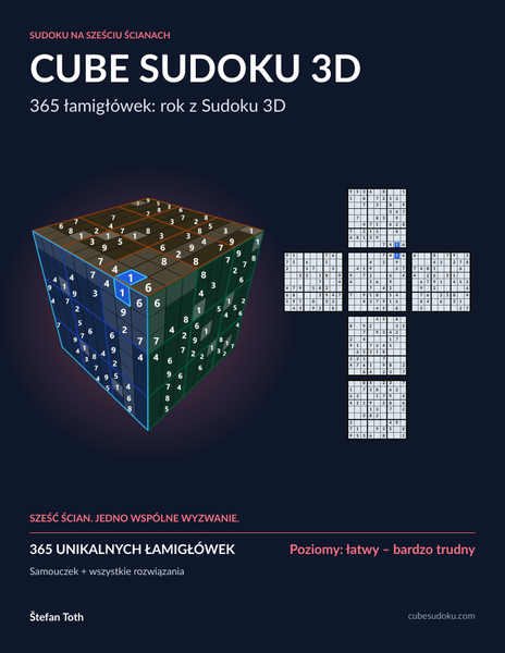 365 łamigłówek: rok z Sudoku 3D