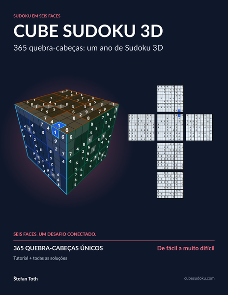 365 quebra-cabeças: um ano de Sudoku 3D
