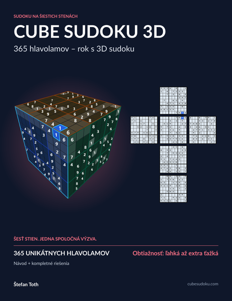 365 hlavolamov: Rok s 3D Sudoku