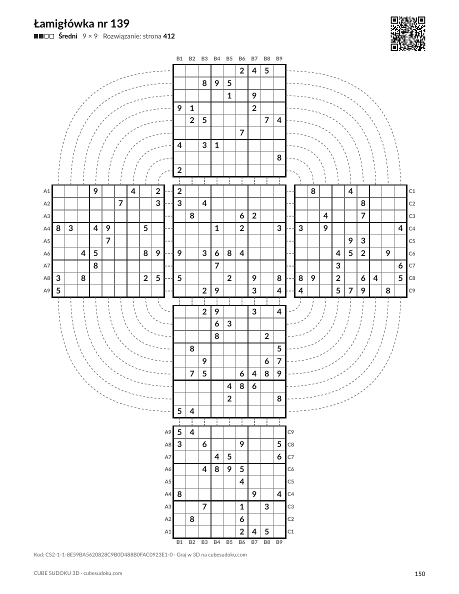 365 łamigłówek: rok z Sudoku 3D