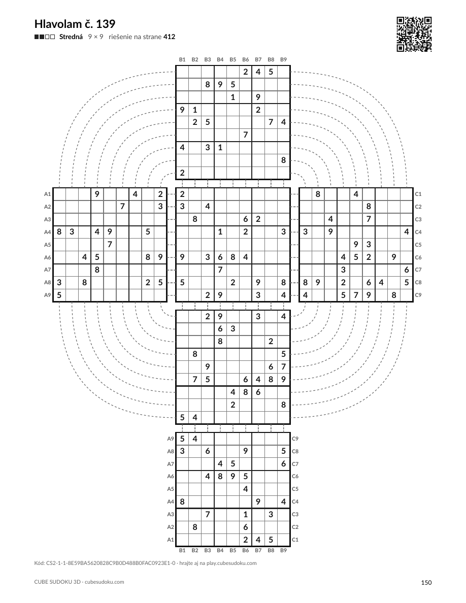 365 hlavolamov: Rok s 3D Sudoku