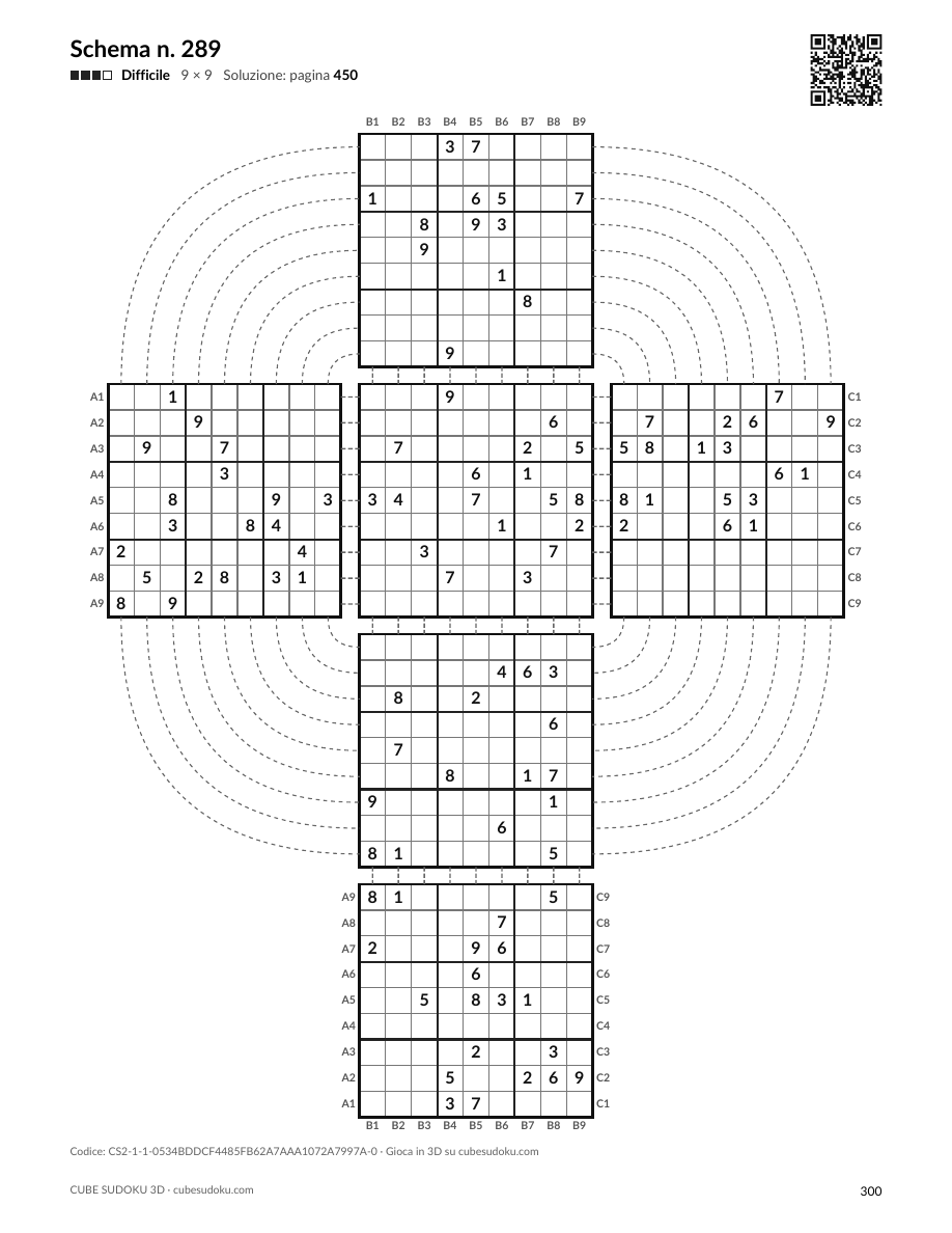 365 schemi: un anno di Sudoku 3D