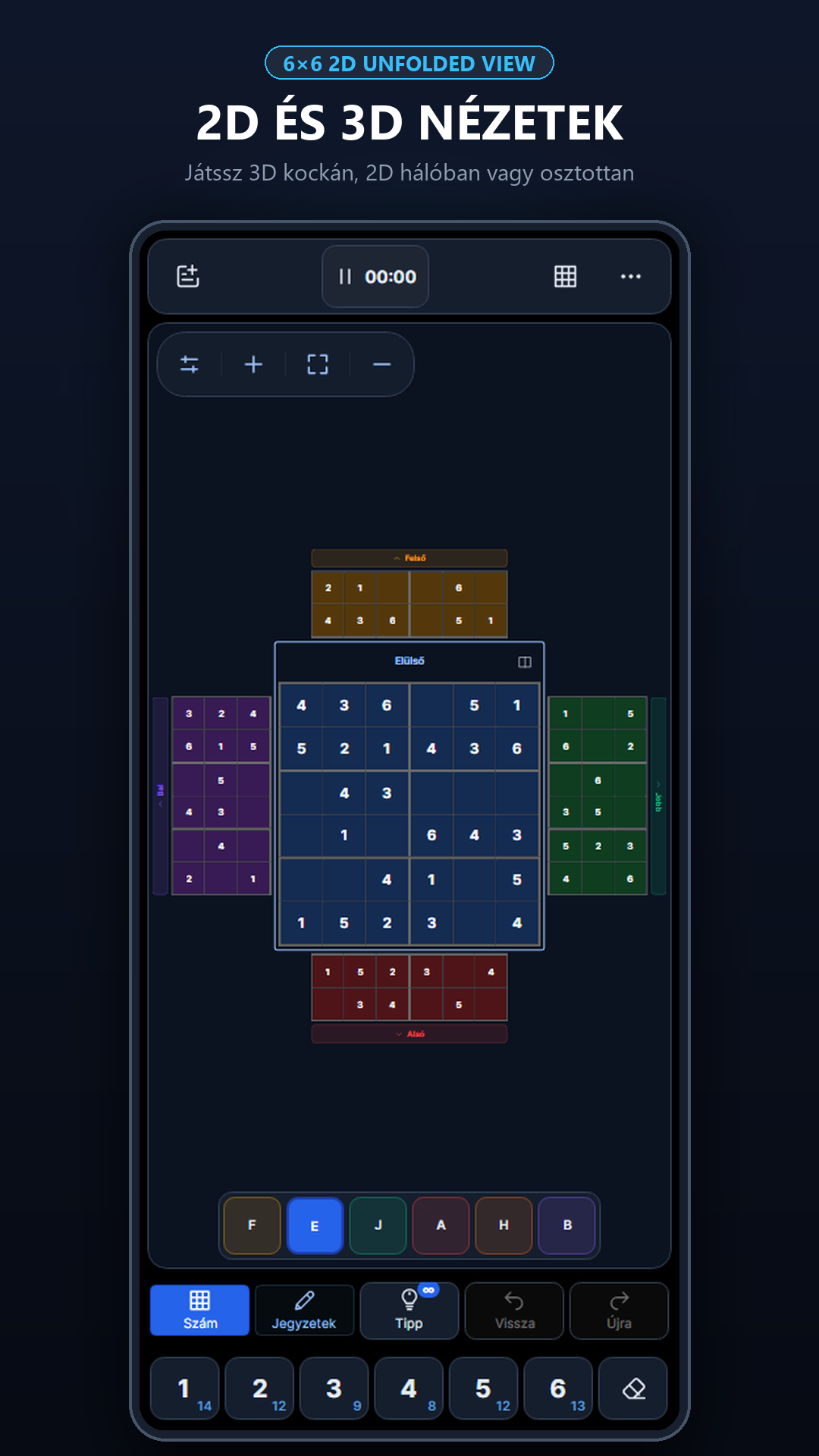 Cube Sudoku 3D telefonon