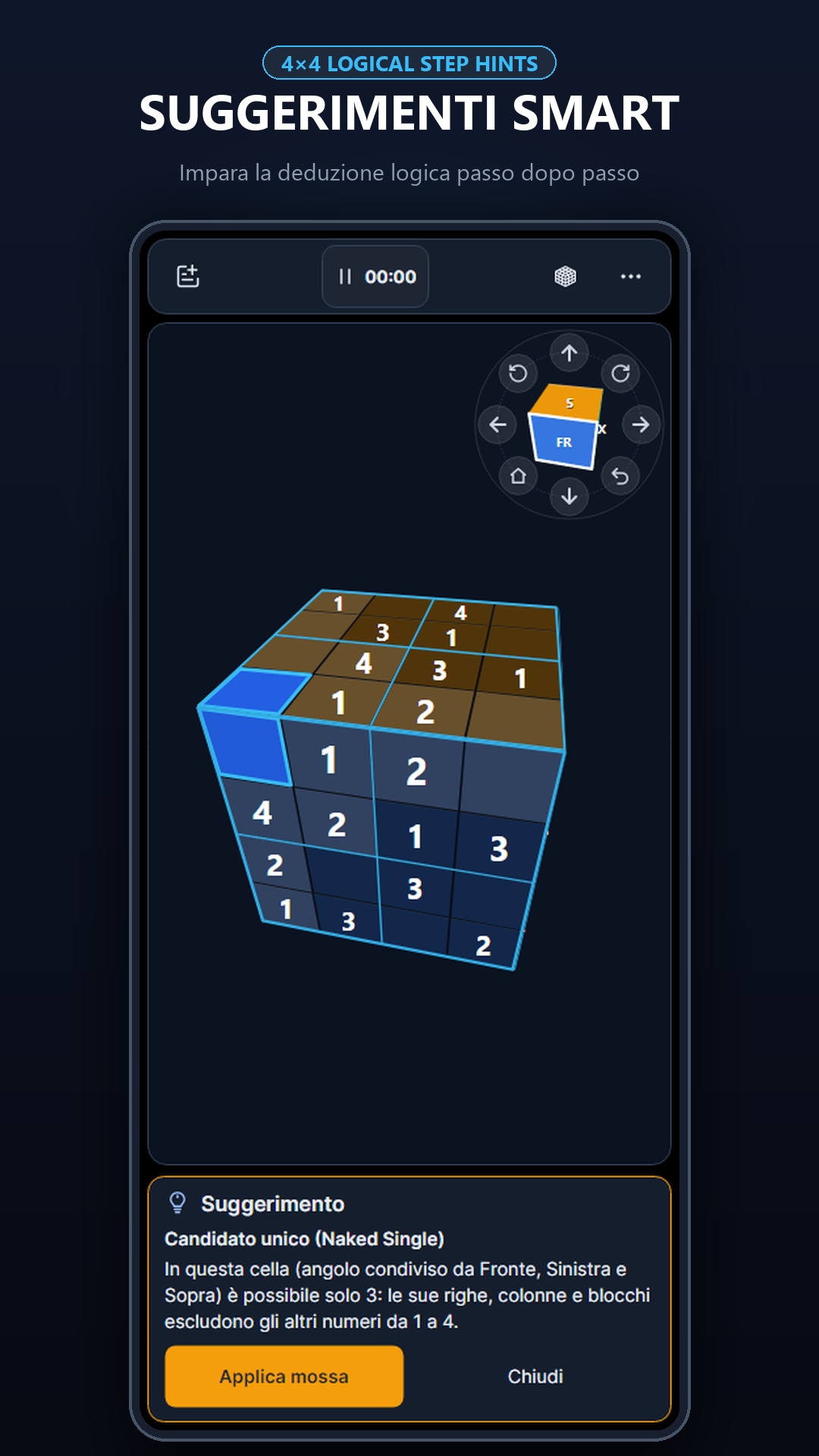 Cube Sudoku 3D su telefono